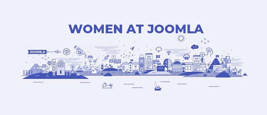 Article graphic from Web-Eau article - Women at Joomla