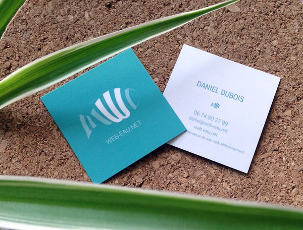 WEB-EAU - Business Card Design